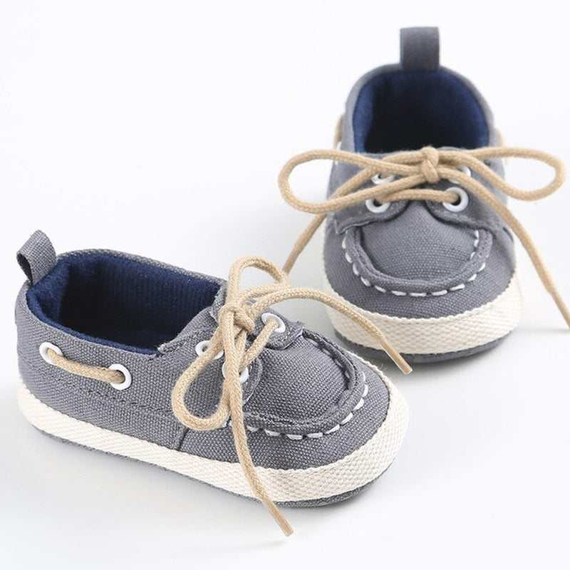 Baby Shoes Boy Girl Newborn Soft Soles Canvas Crib Soft Sole Shoe Sneakers 0-18M