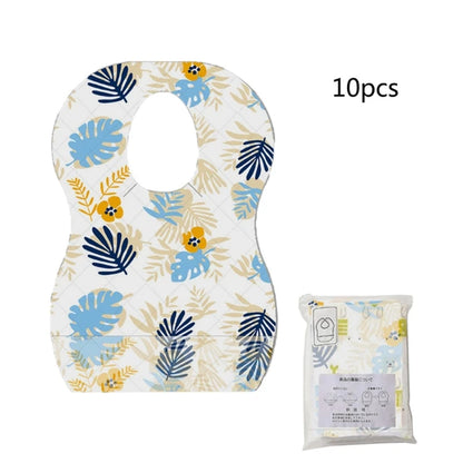 10/20Pcs/Lot Sterile Disposable Bib Children Baby Waterproof Eat Bibs with Pocket Baby Kid Scarf Bib Saliva Towel Bib Convenient