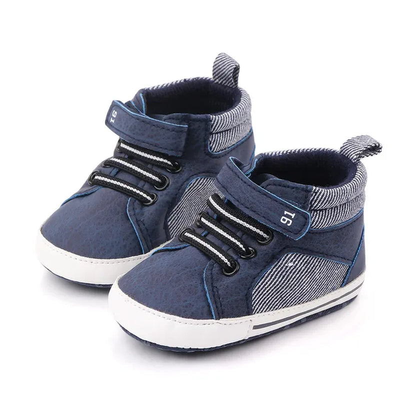 Brand Baby Shoes Anti-Slip Soft Sole Toddler First Walkers Newborn Boots Step Shoe Infant Baby Boy Shoes for 1 Year Old Footwear