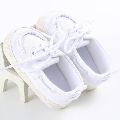 Baby Shoes Boy Girl Newborn Soft Soles Canvas Crib Soft Sole Shoe Sneakers 0-18M